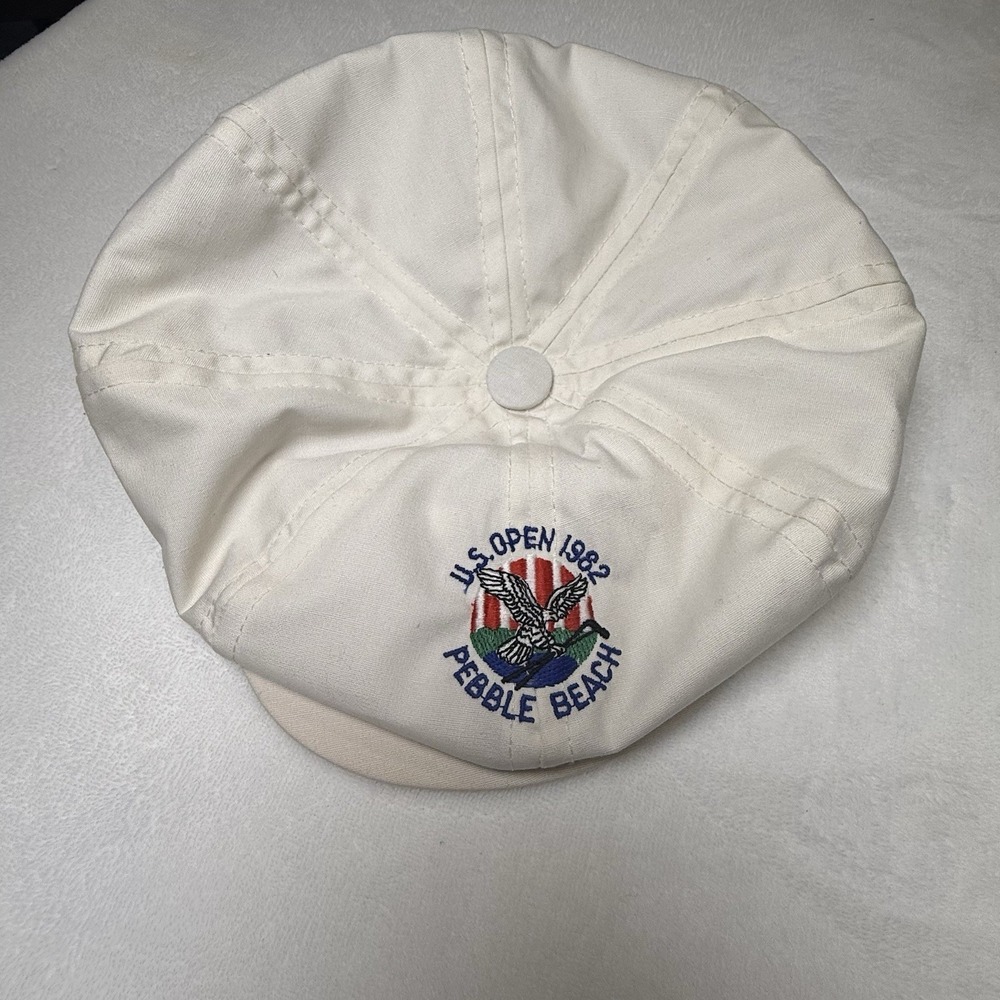 Vintage 1982 US Open Pebble Beach Golf Hat Cap Made USA Cali Fame Snapback